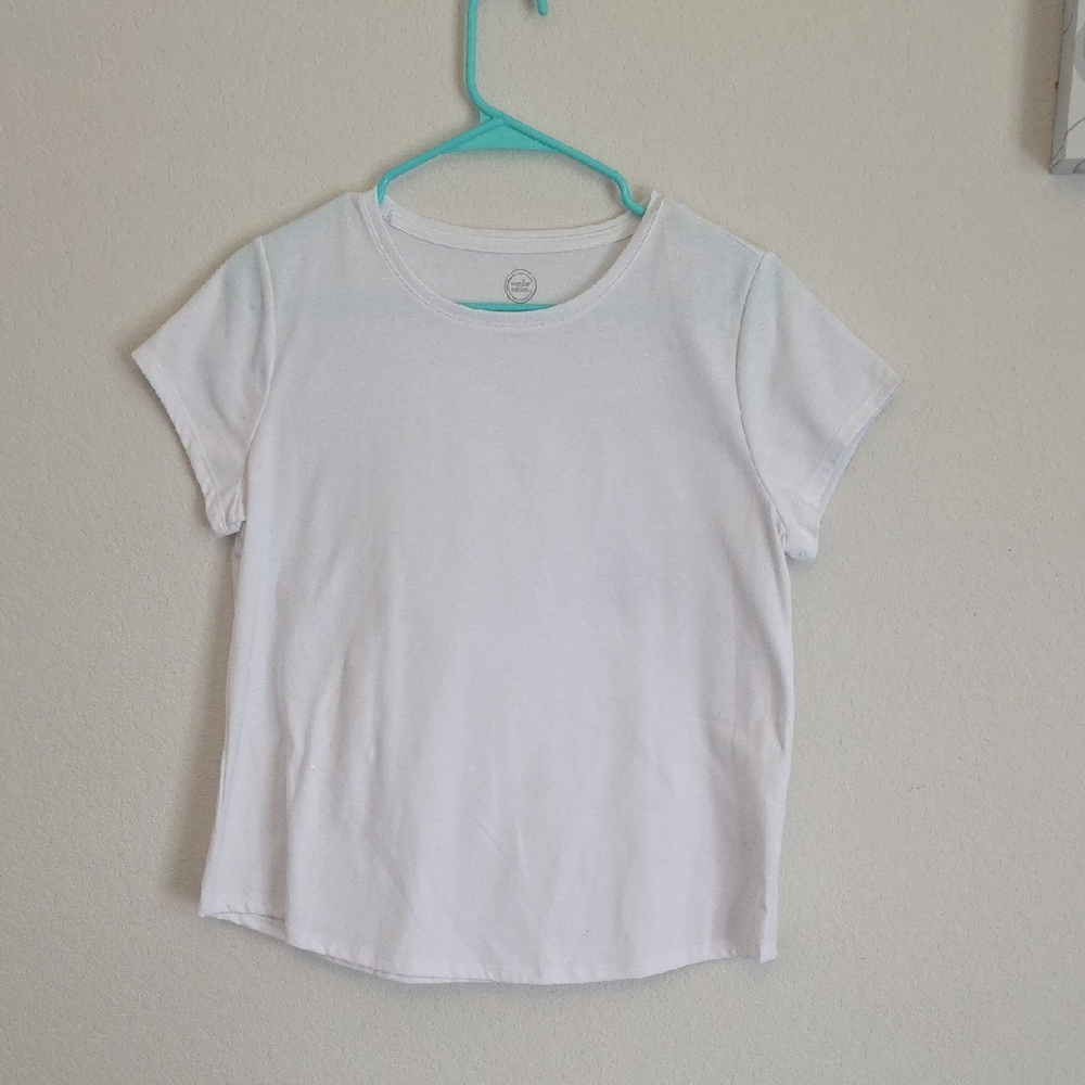 Wonder Nation Bright White Short Sleeve Tee